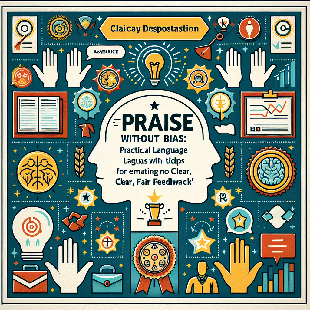 Do’s and don’ts for clear, fair employee feedback with practical examples highlighting recognition, specific phrasing, and bias avoidance.